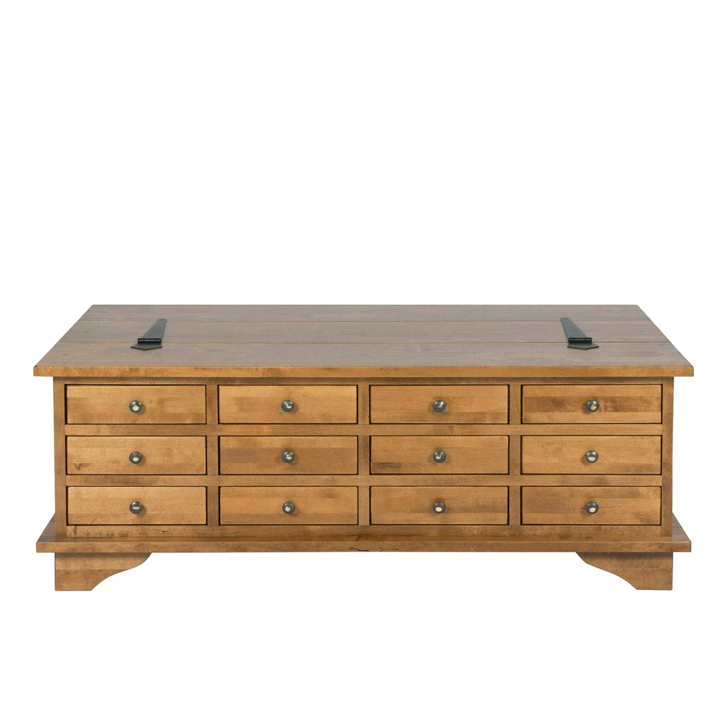 LAURA ASHLEY Garrat | 12-Drawer Coffee Table | Honey | Birch