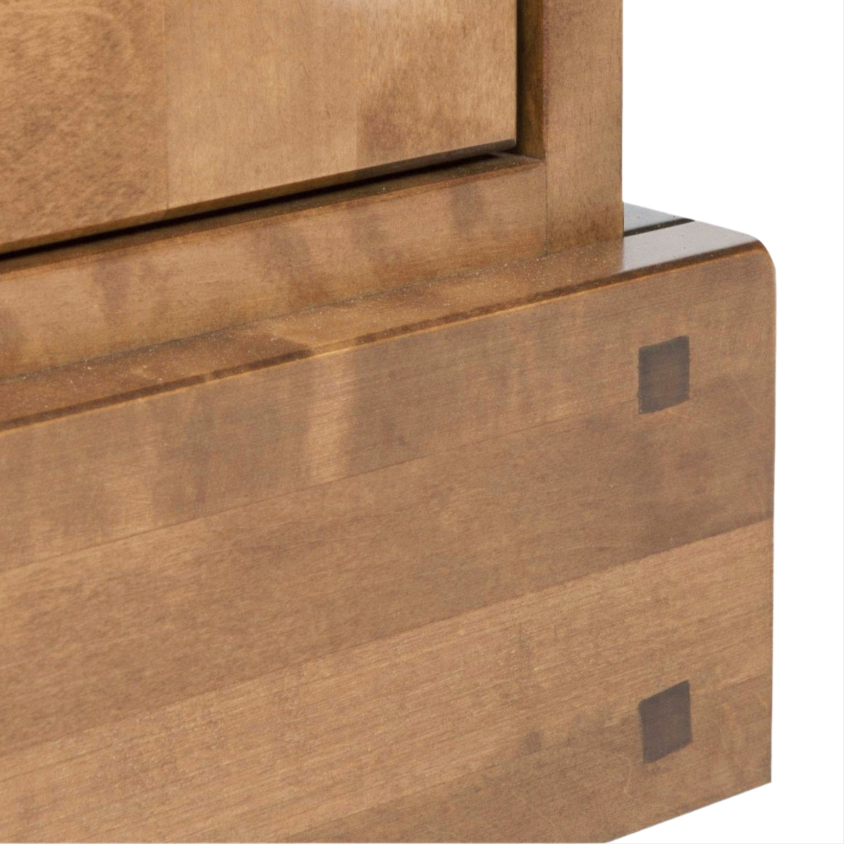 LAURA ASHLEY Garrat 2-Door 2-Drawer Narrow Sideboard, Honey, Solid Birch, 95 x 90 x 43 cm