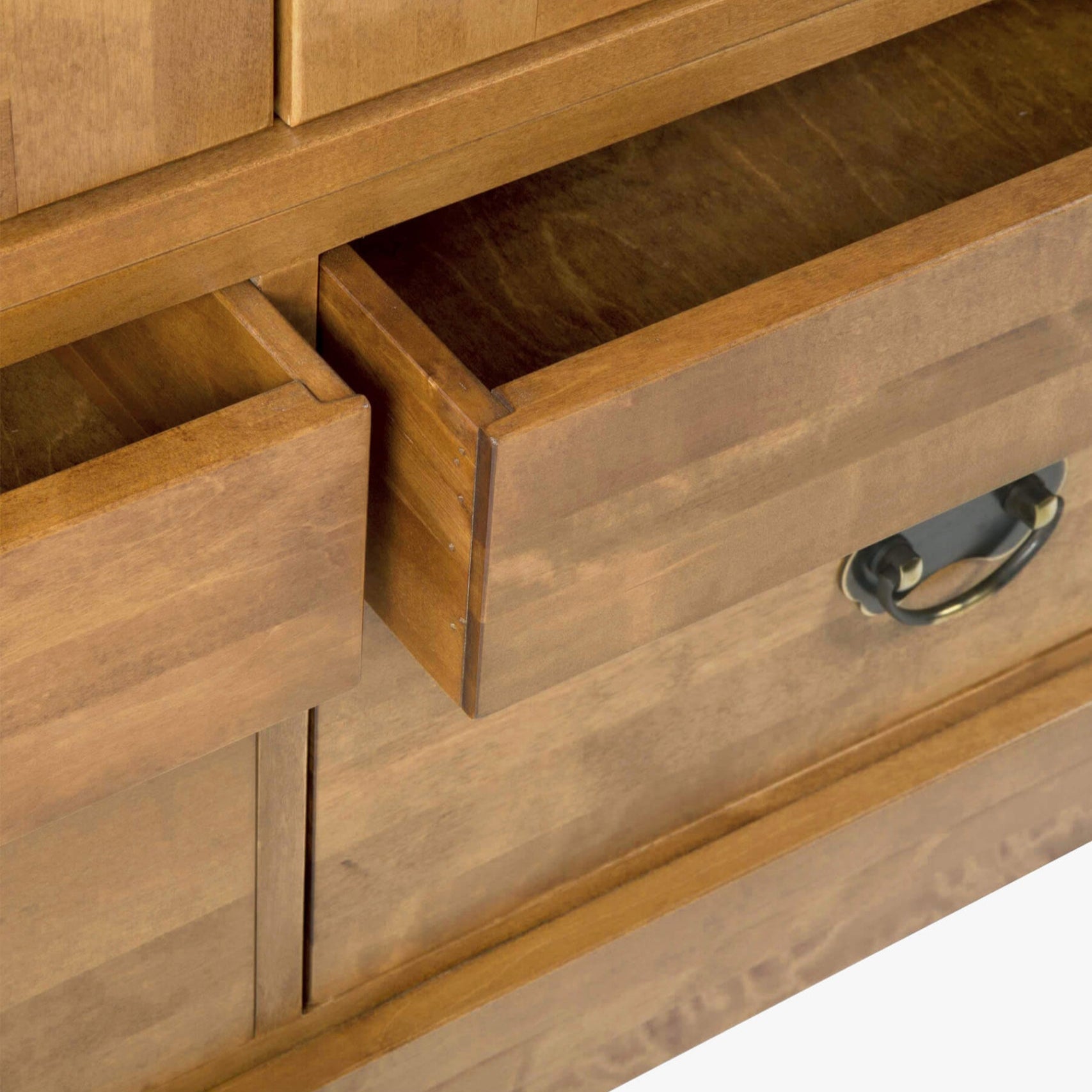 LAURA ASHLEY Garrat | 2-Door 4-Drawer Wardrobe | Honey | Birch