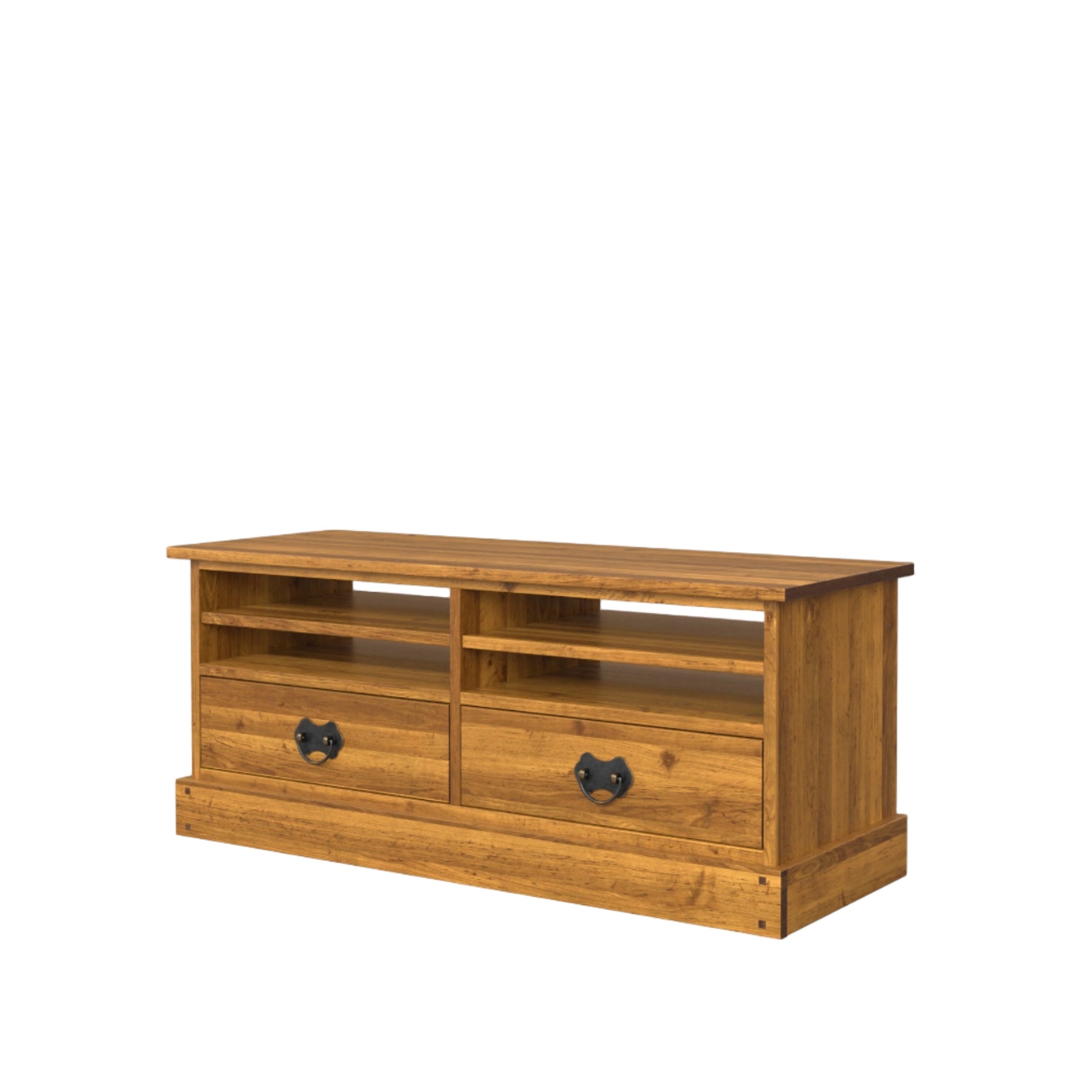 LAURA ASHLEY Garrat | 2-Drawer Oak TV Unit | Honey
