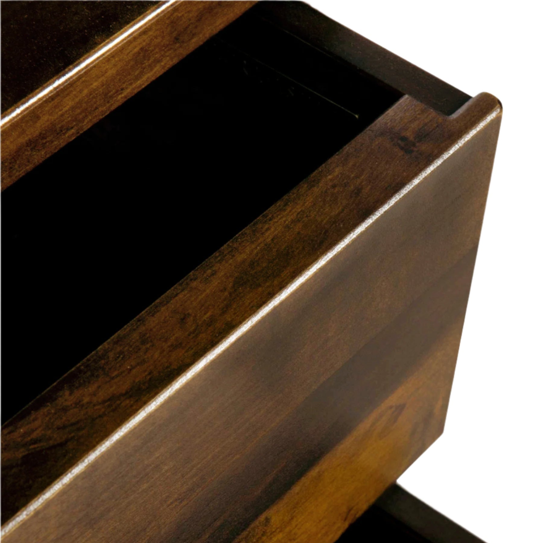 LAURA ASHLEY Garrat | 2-Drawer Single Bookcase | Dark Chestnut | Birch