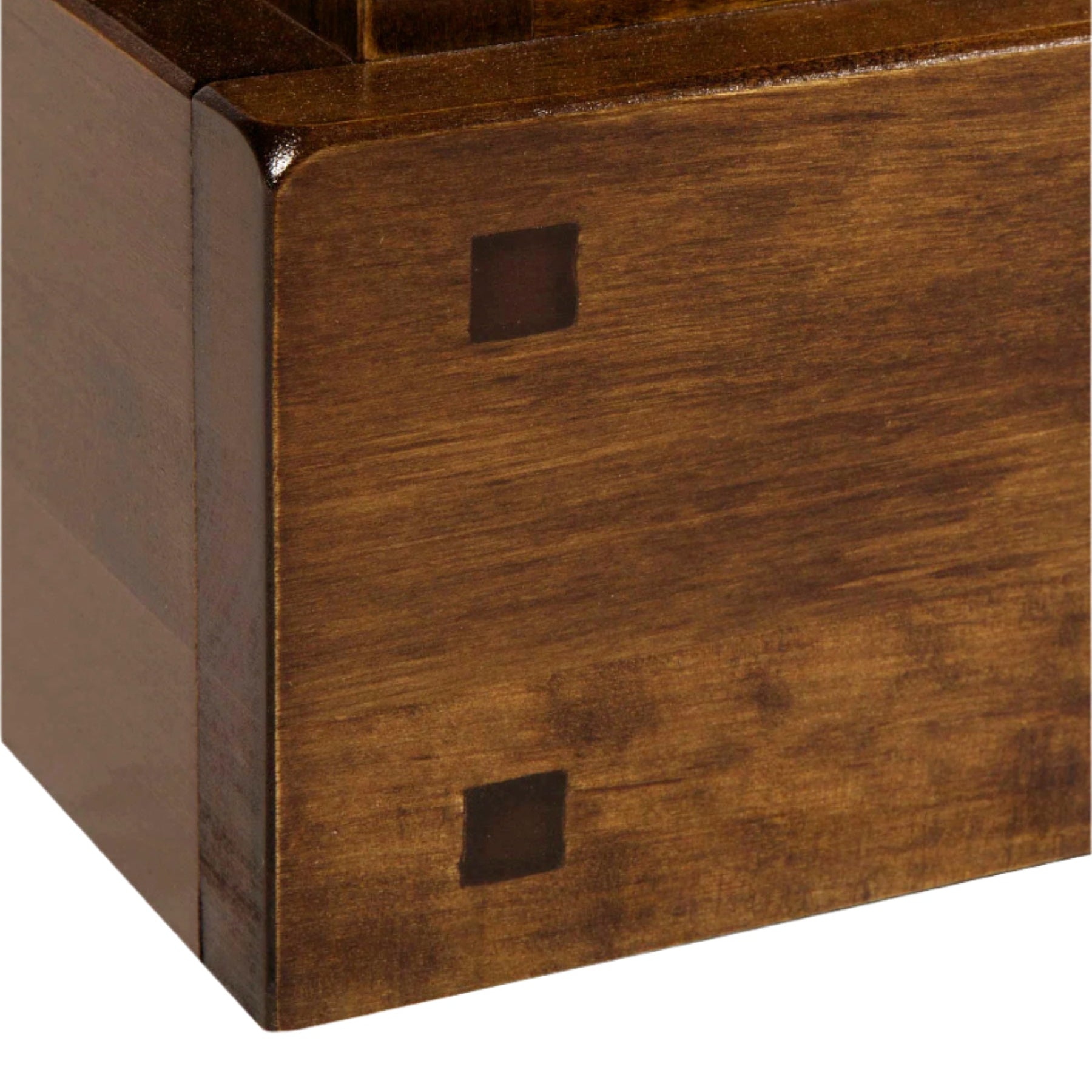 LAURA ASHLEY Garrat | 2-Drawer Single Bookcase | Dark Chestnut | Birch
