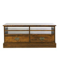 LAURA ASHLEY Garrat | 2-Drawer TV Unit | Dark Chestnut | Birch