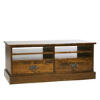 LAURA ASHLEY Garrat | 2-Drawer TV Unit | Dark Chestnut | Birch