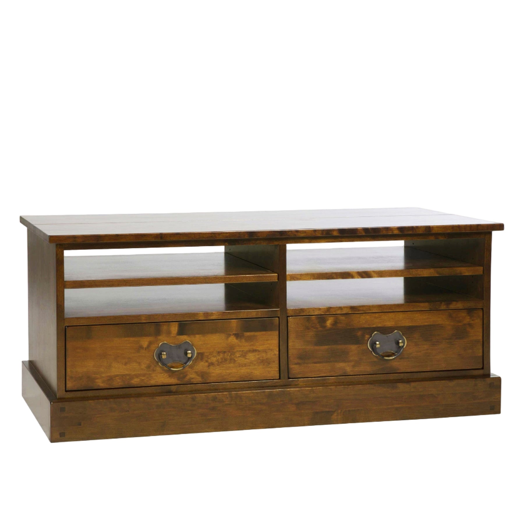 LAURA ASHLEY Garrat | 2-Drawer TV Unit | Dark Chestnut | Birch