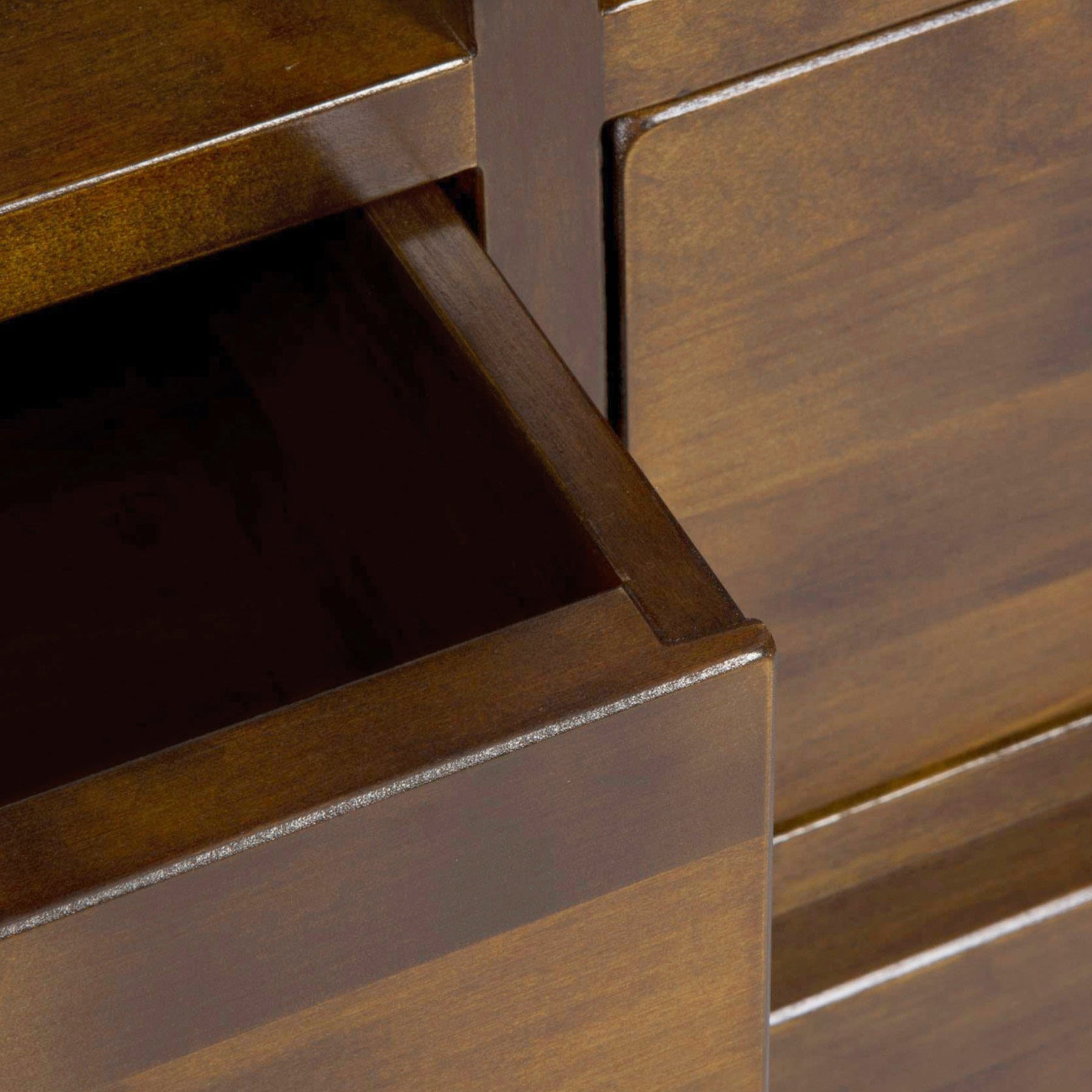LAURA ASHLEY Garrat | 2-Drawer TV Unit | Dark Chestnut | Birch
