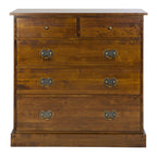 LAURA ASHLEY Garrat | 2+3-Drawer Chest of Drawers | Dark Chestnut | Birch