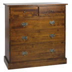 LAURA ASHLEY Garrat | 2+3-Drawer Chest of Drawers | Dark Chestnut | Birch
