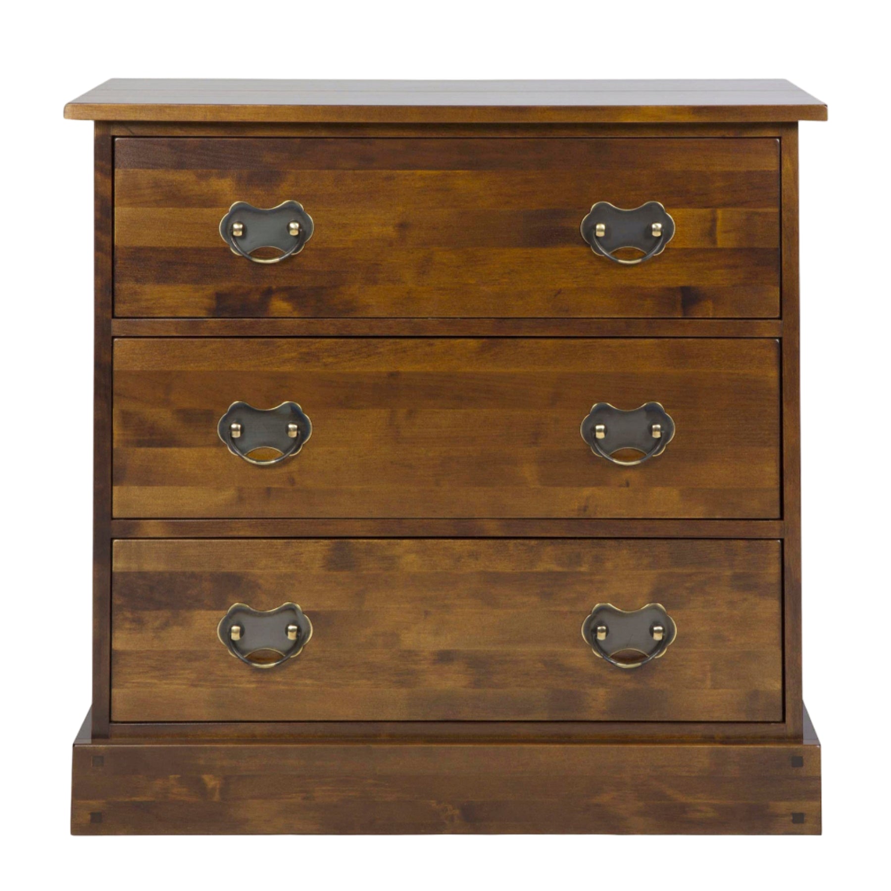 LAURA ASHLEY Garrat | 3-Drawer Chest of Drawers | Dark Chestnut | Birch