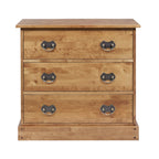 LAURA ASHLEY Garrat | 3-Drawer Chest of Drawers | Honey | Birch