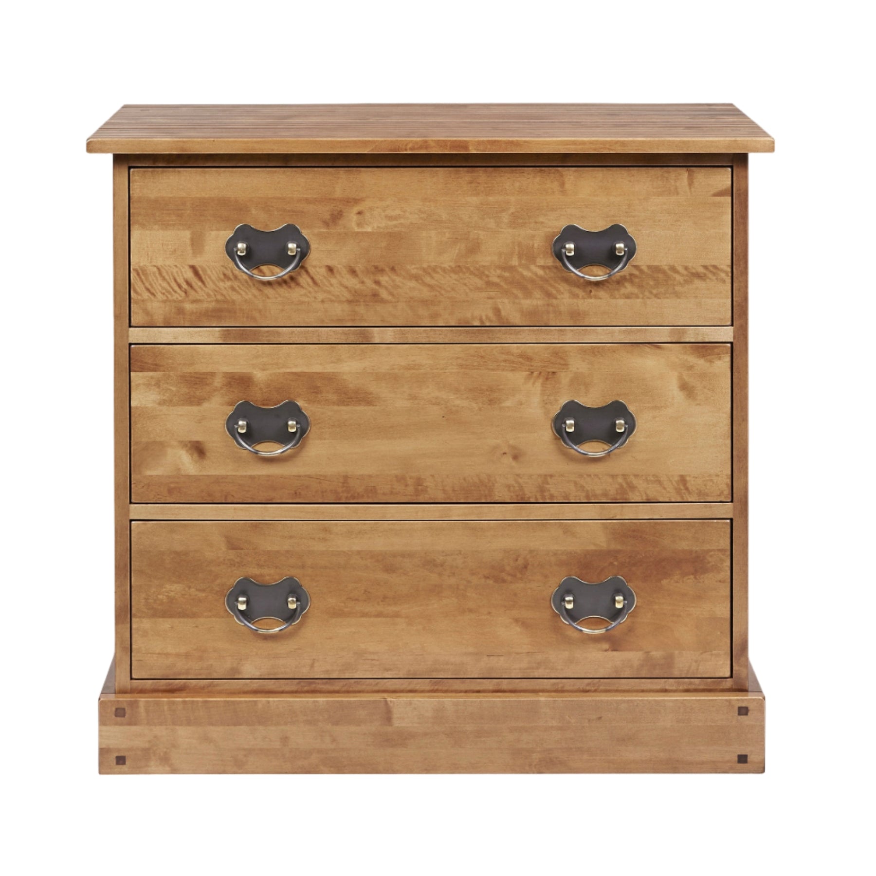 LAURA ASHLEY Garrat | 3-Drawer Chest of Drawers | Honey | Birch