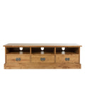 LAURA ASHLEY Garrat | 3-Drawer Wide TV Unit | Honey | Birch