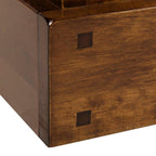LAURA ASHLEY Garrat | 3-Drawer Wide TV Unit | Honey | Dark Chestnut