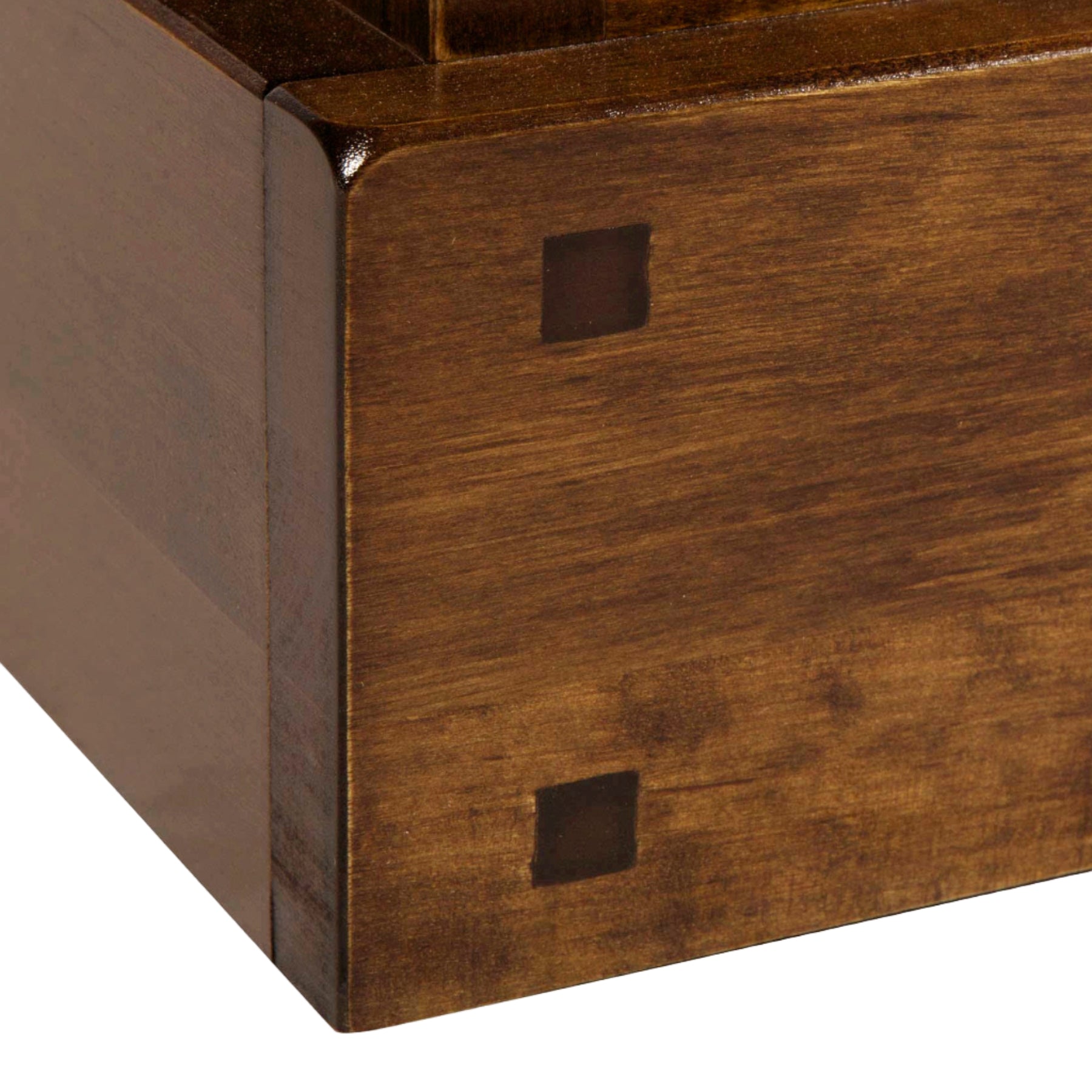 LAURA ASHLEY Garrat | 3-Drawer Wide TV Unit | Honey | Dark Chestnut