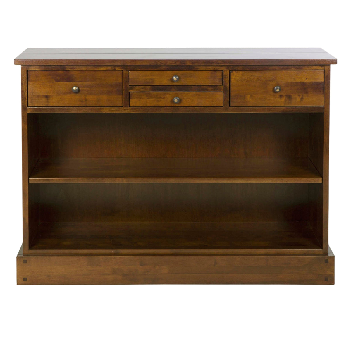 LAURA ASHLEY Garrat | 4-Drawer Console Table | Dark Chestnut | Birch