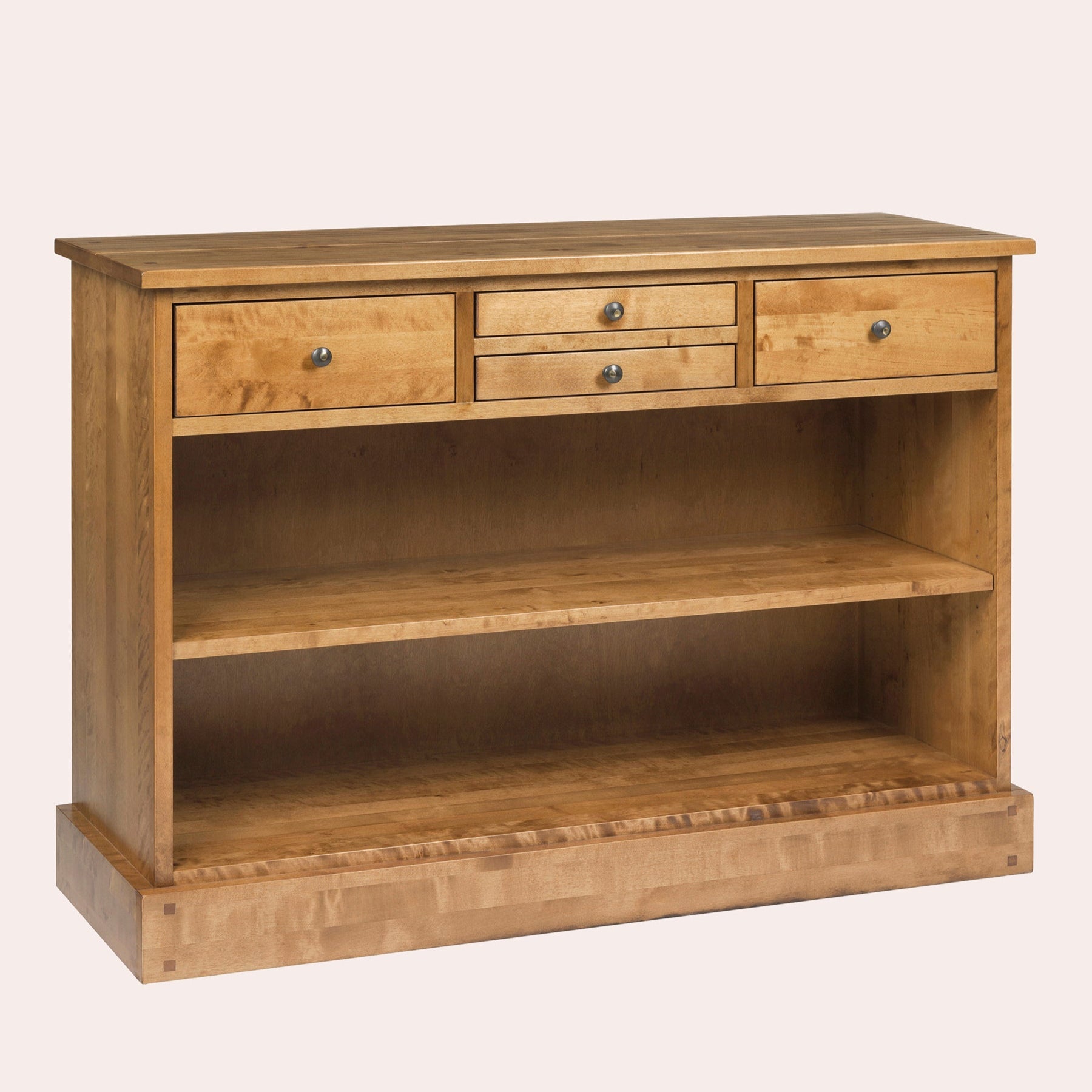 LAURA ASHLEY Garrat | 4-Drawer Console Table | Honey | Birch