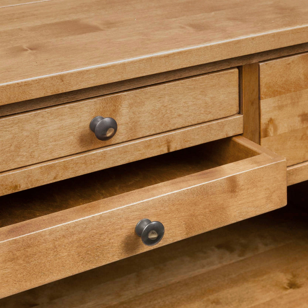 LAURA ASHLEY Garrat | 4-Drawer Console Table | Honey | Birch