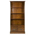 LAURA ASHLEY Garrat | 4-Drawer Single Bookcase | Dark Chestnut | Birch