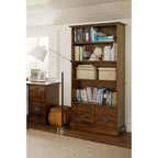 LAURA ASHLEY Garrat | 4-Drawer Single Bookcase | Dark Chestnut | Birch