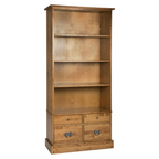 LAURA ASHLEY Garrat | 4-Drawer Single Bookcase | Honey | Birch