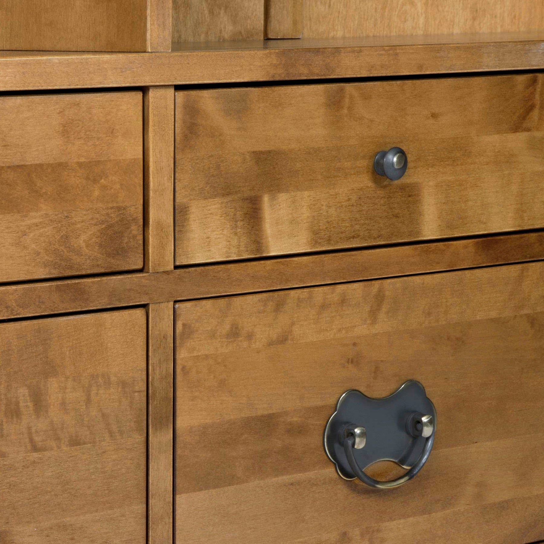 LAURA ASHLEY Garrat | 4-Drawer Single Bookcase | Honey | Birch