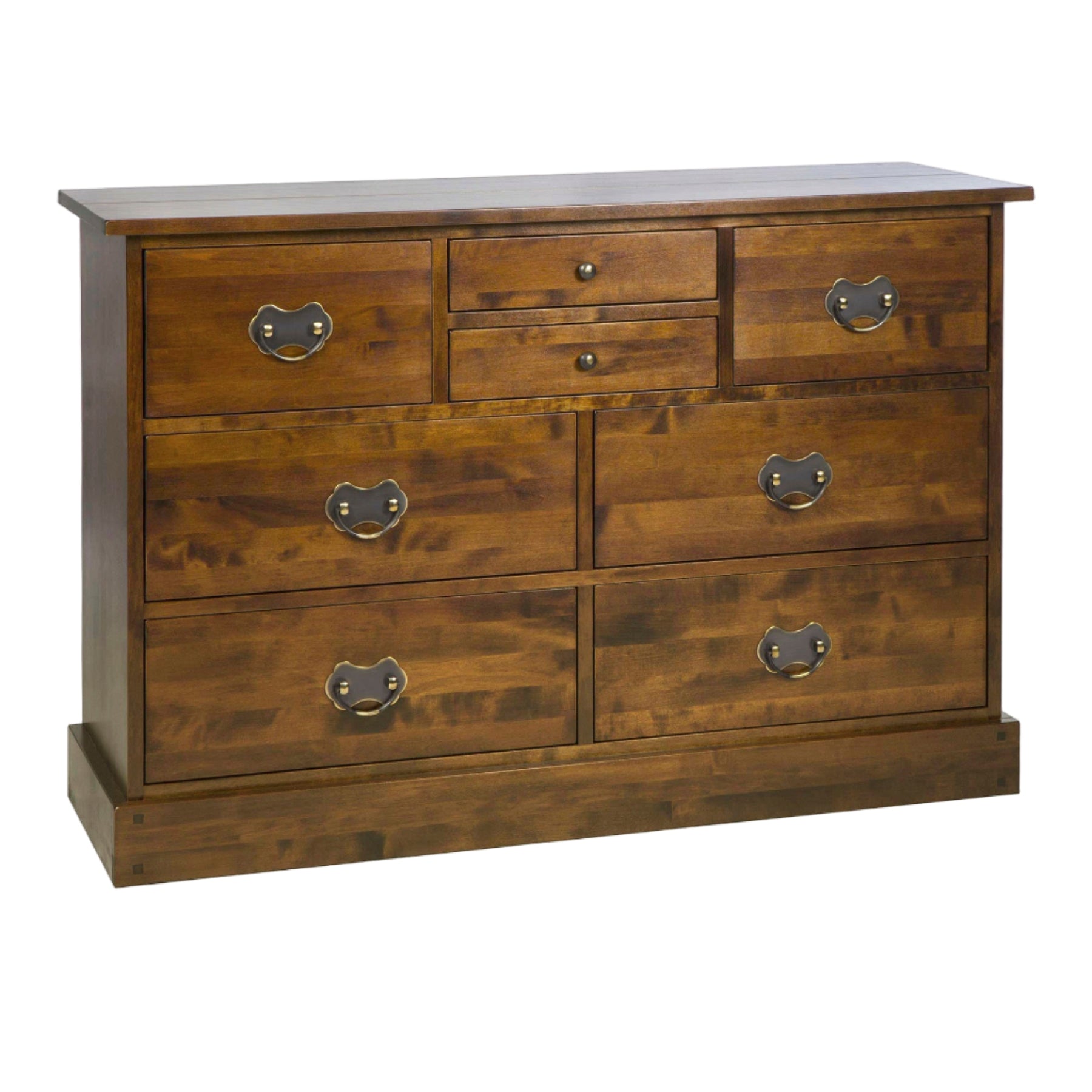 LAURA ASHLEY Garrat | 4+4 Drawer Chest of Drawers | Dark Chestnut | Birch