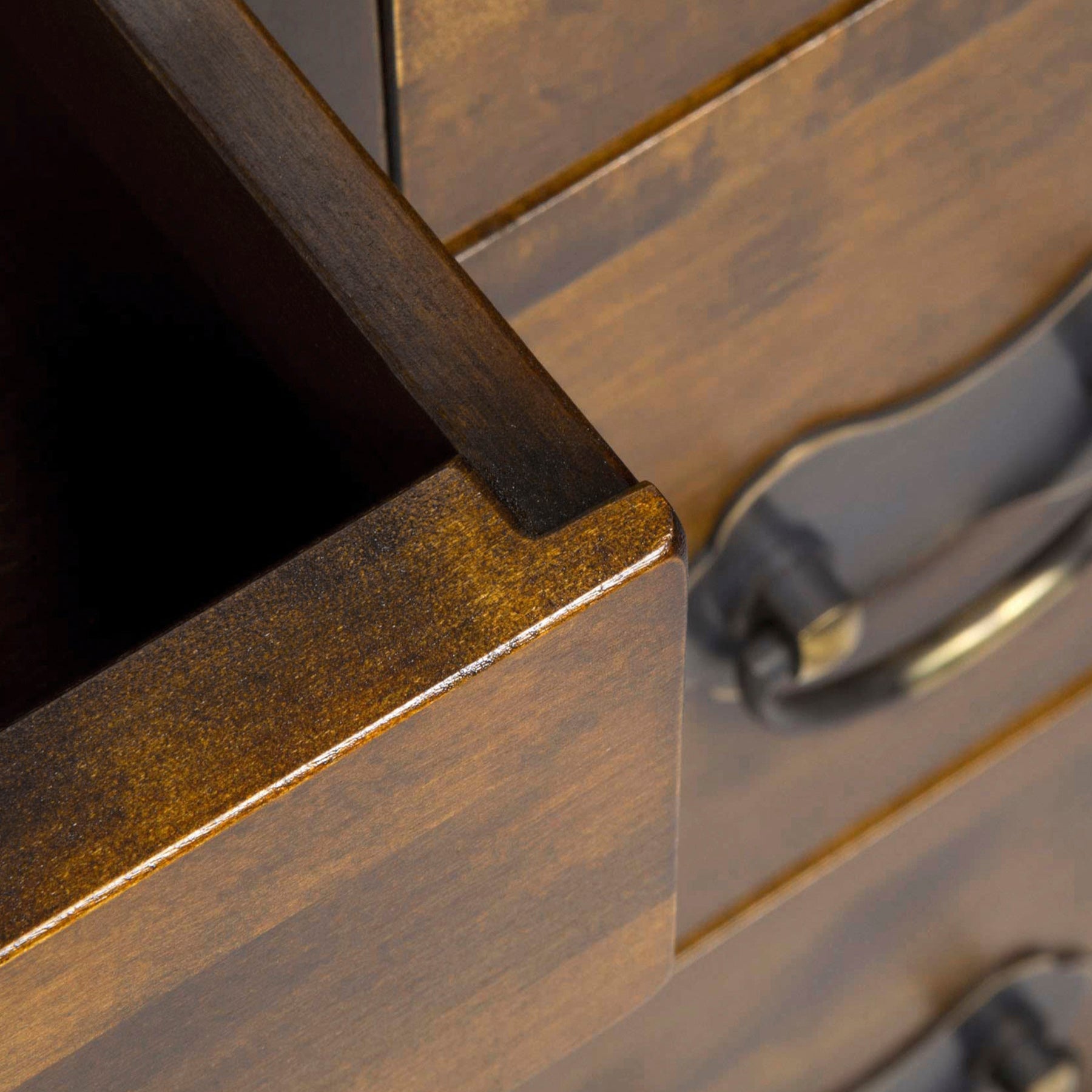 LAURA ASHLEY Garrat | 4+4 Drawer Chest of Drawers | Dark Chestnut | Birch