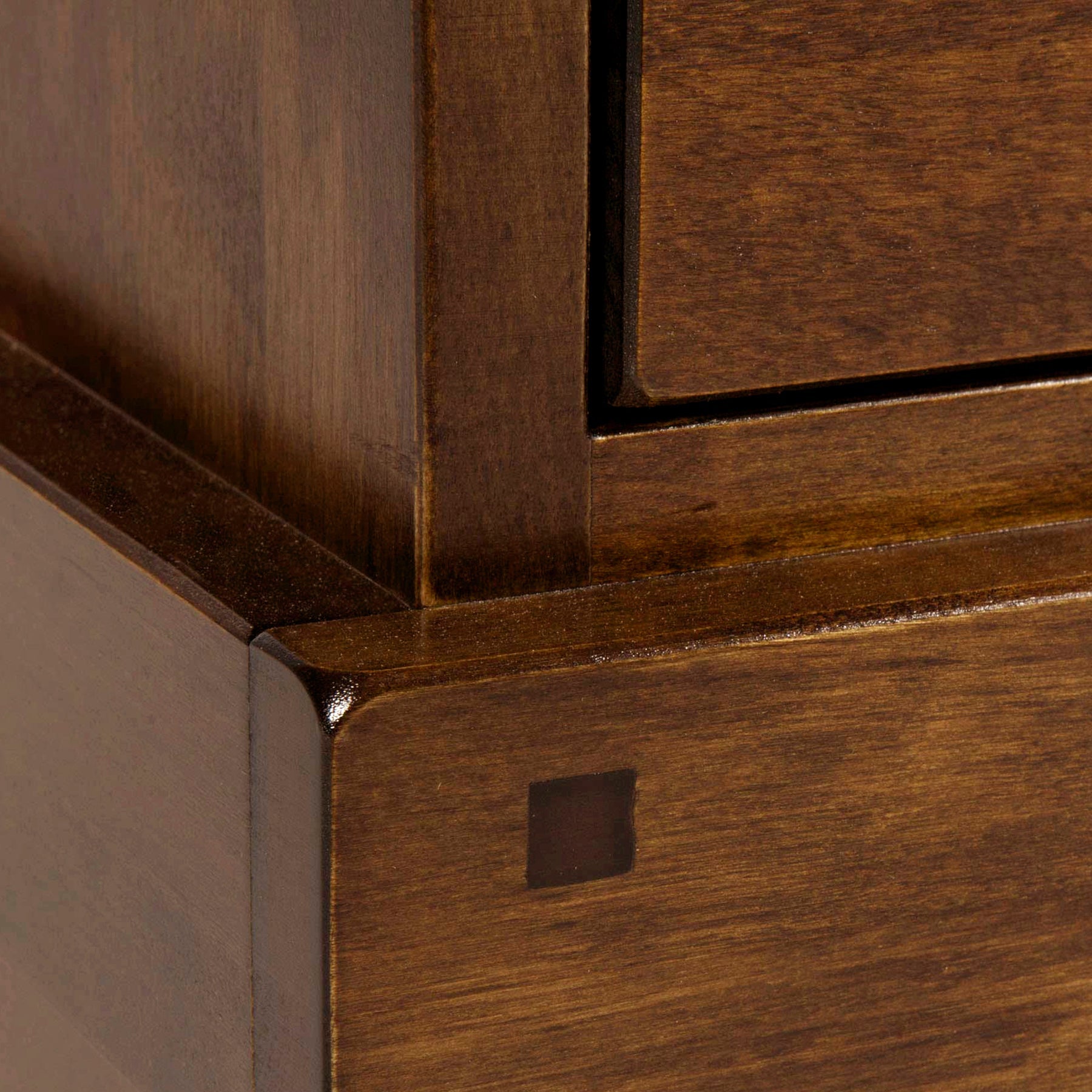 LAURA ASHLEY Garrat | 7-Drawer Desk | Dark Chestnut | Birch