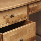 LAURA ASHLEY Garrat | 7-Drawer Desk | Honey | Birch