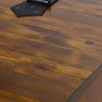 LAURA ASHLEY Garrat | 9-Drawer Coffee Table | Dark Chestnut | Birch