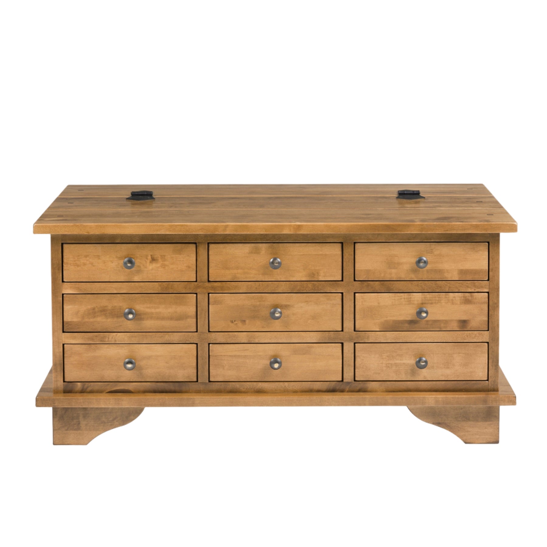 LAURA ASHLEY Garrat | 9-Drawer Coffee Table | Honey | Birch