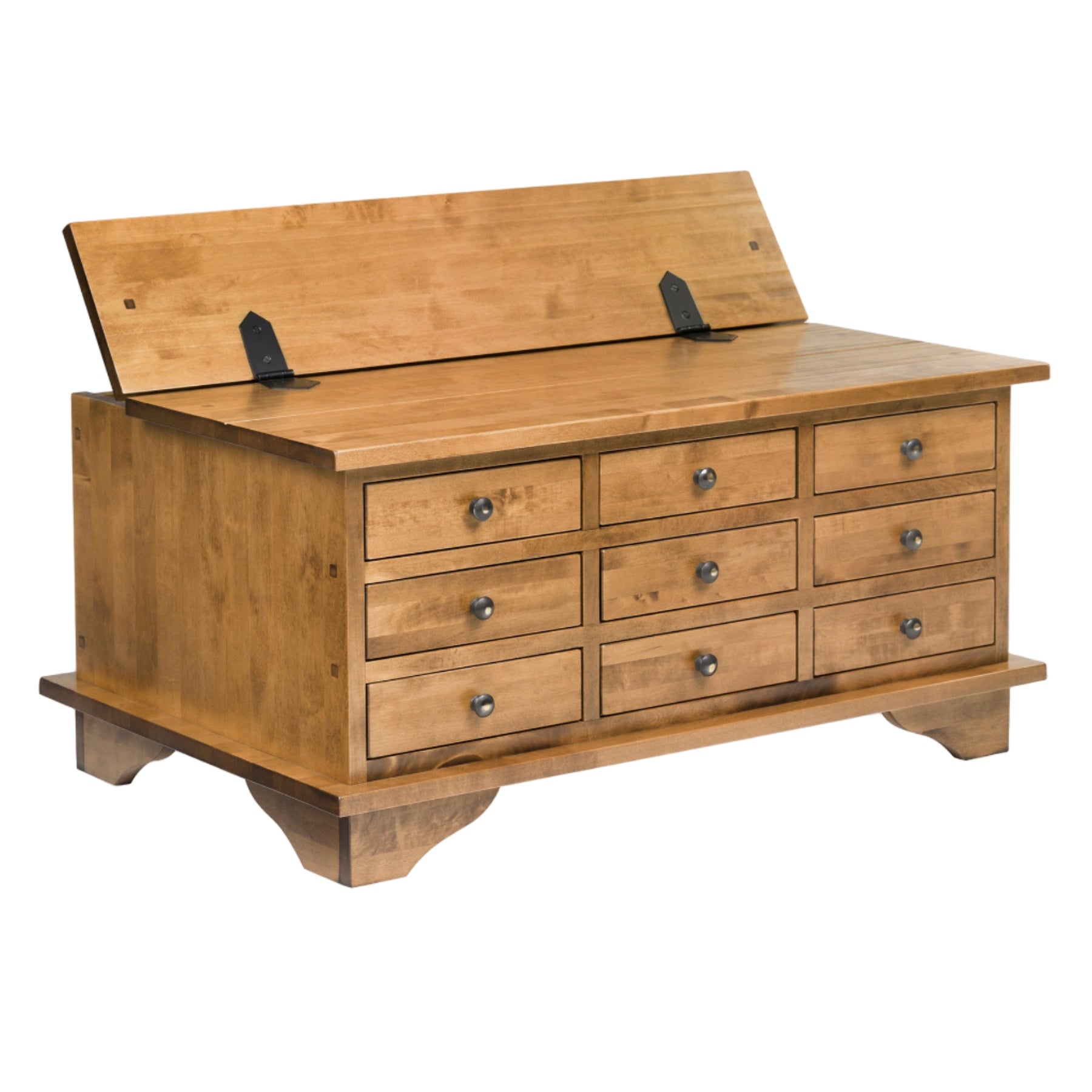 LAURA ASHLEY Garrat | 9-Drawer Coffee Table | Honey | Birch