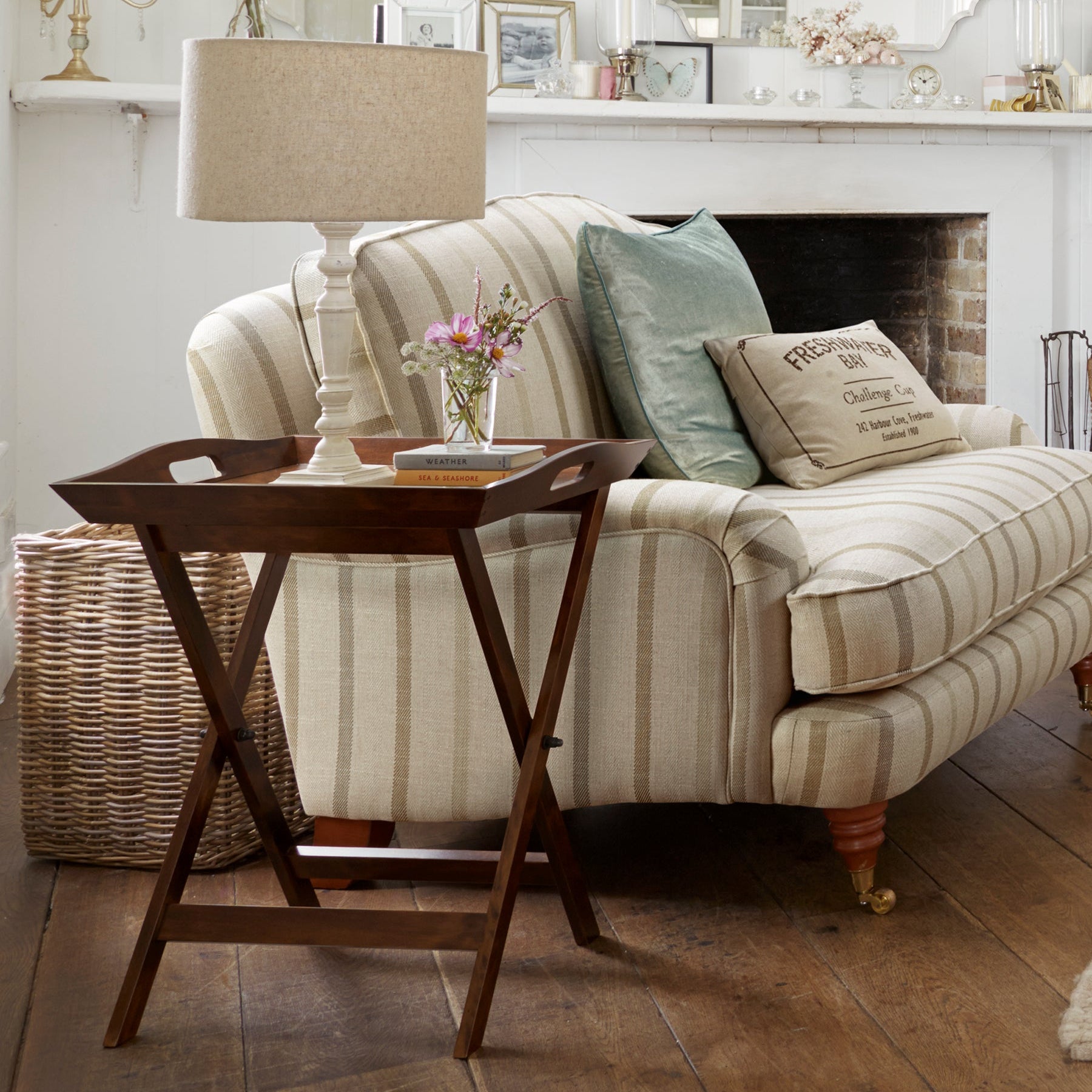 LAURA ASHLEY Garrat | Butler's Tray | Dark Chestnut | Birch