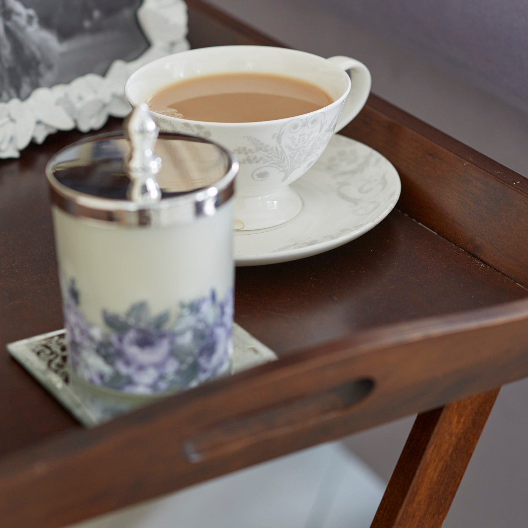 LAURA ASHLEY Garrat | Butler's Tray | Dark Chestnut | Birch