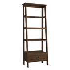 LAURA ASHLEY Garrat | Ladder Shelving Unit | Dark Chestnut | Birch