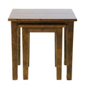LAURA ASHLEY Garrat | Nest of 2 Tables | Dark Chestnut | Birch