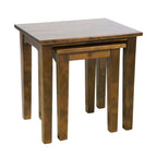 LAURA ASHLEY Garrat | Nest of 2 Tables | Dark Chestnut | Birch