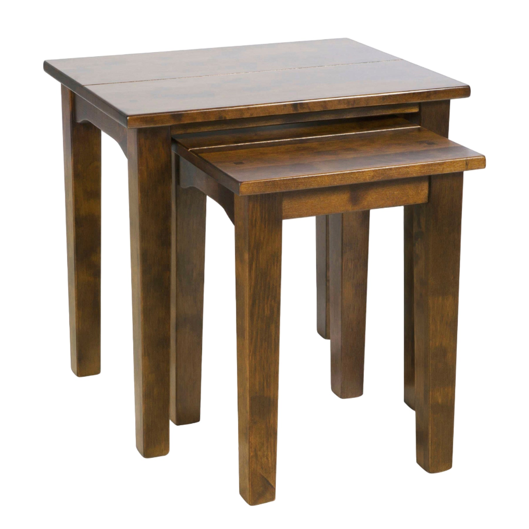 LAURA ASHLEY Garrat | Nest of 2 Tables | Dark Chestnut | Birch