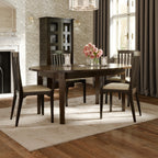 LAURA ASHLEY Garrat | Oval Extending Dining Table | Dark Chestnut | Birch