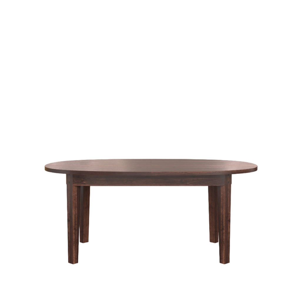 LAURA ASHLEY Garrat | Oval Extending Dining Table | Dark Chestnut | Birch