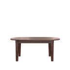 LAURA ASHLEY Garrat | Oval Extending Dining Table | Dark Chestnut | Birch