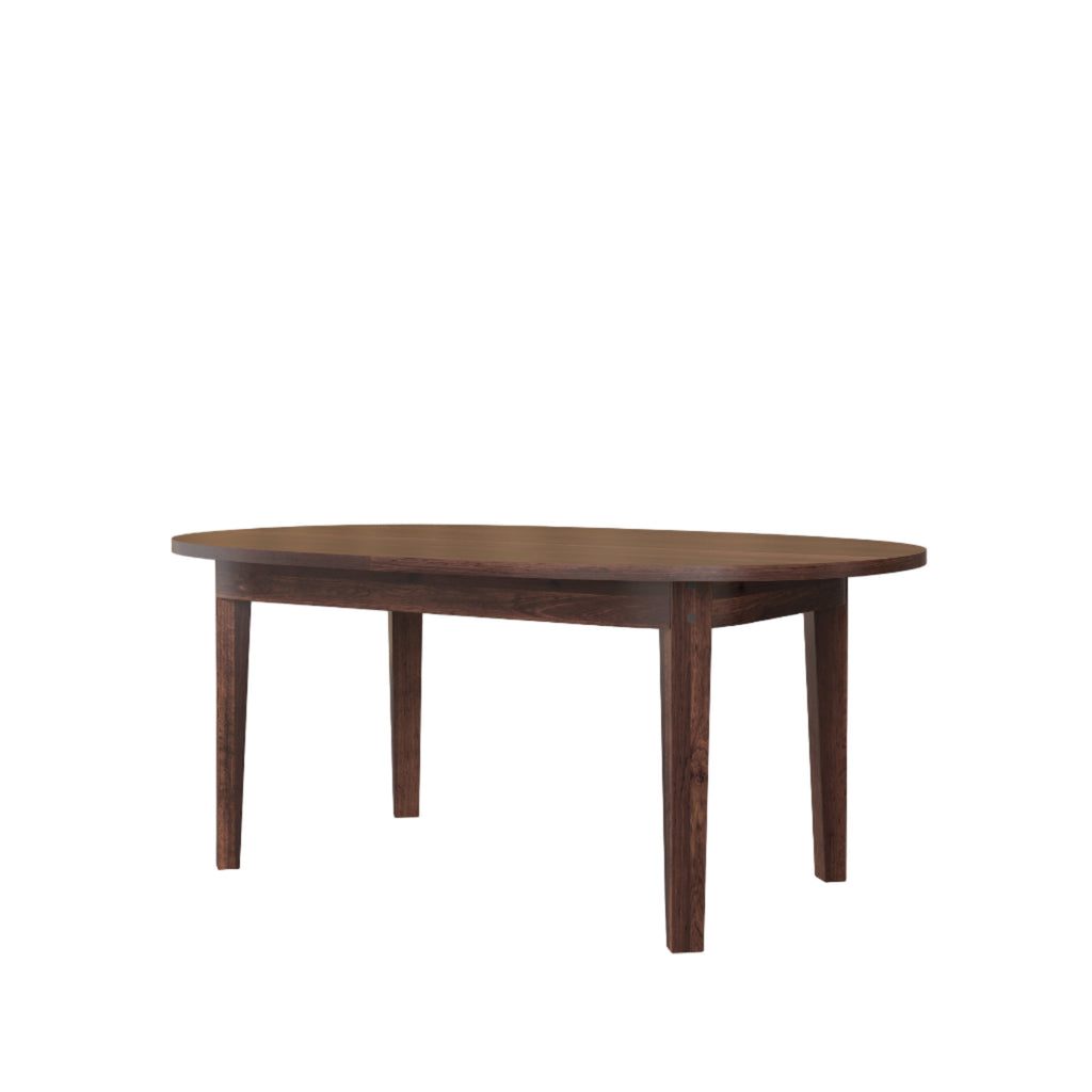LAURA ASHLEY Garrat | Oval Extending Dining Table | Dark Chestnut | Birch