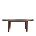 LAURA ASHLEY Garrat | Oval Extending Dining Table | Dark Chestnut | Birch