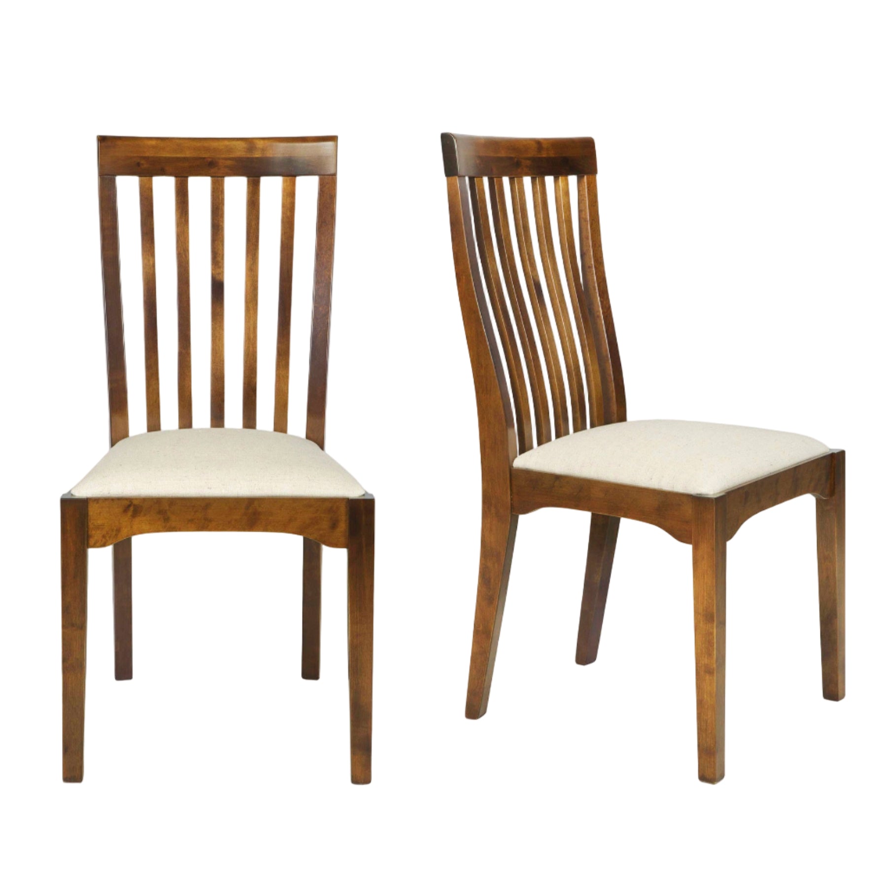 LAURA ASHLEY Garrat | Pair of Dining Chairs | Dark Chestnut | Birch