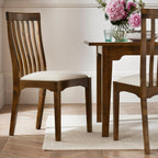 LAURA ASHLEY Garrat | Pair of Dining Chairs | Dark Chestnut | Birch