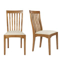 LAURA ASHLEY Garrat | Pair of Dining Chairs | Honey | Birch