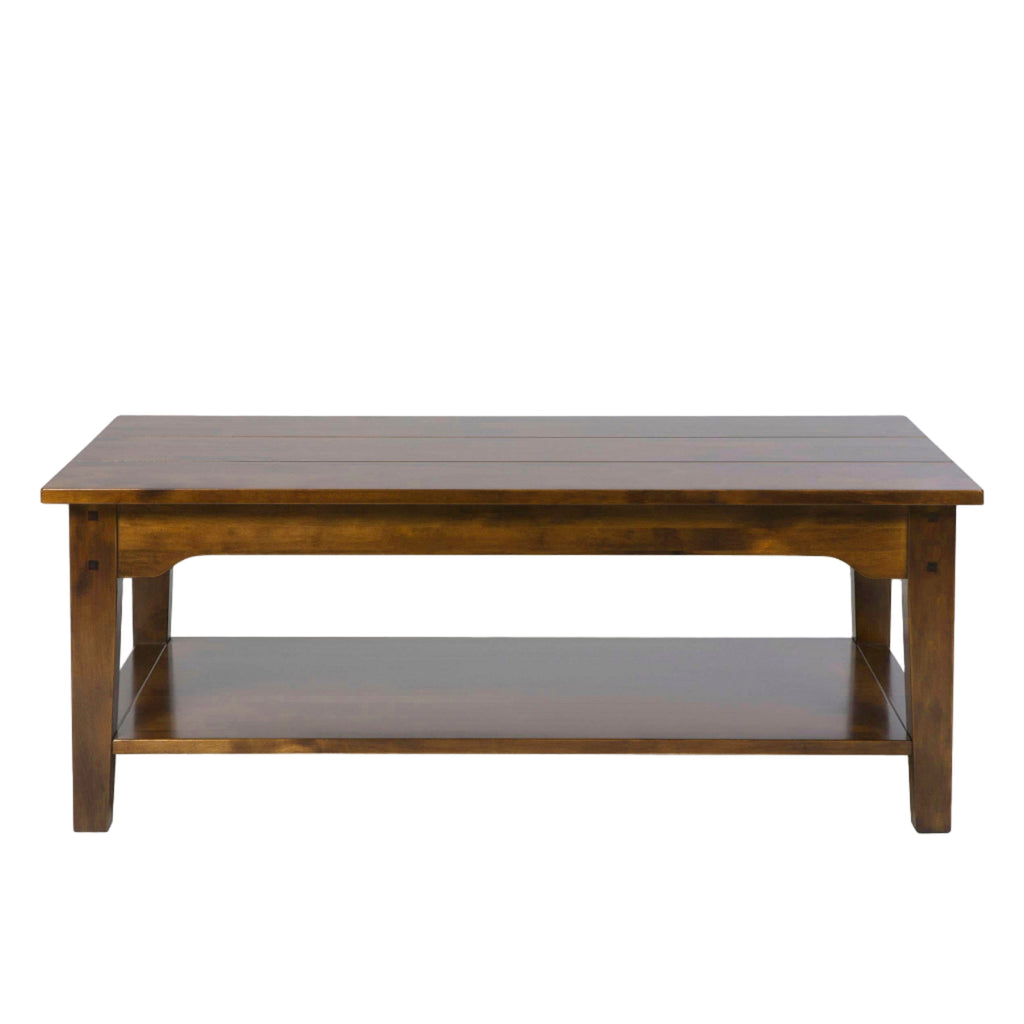 LAURA ASHLEY Garrat | Rectangular Coffee Table | Dark Chestnut | Birch