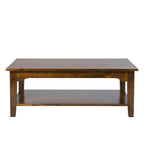 LAURA ASHLEY Garrat | Rectangular Coffee Table | Dark Chestnut | Birch