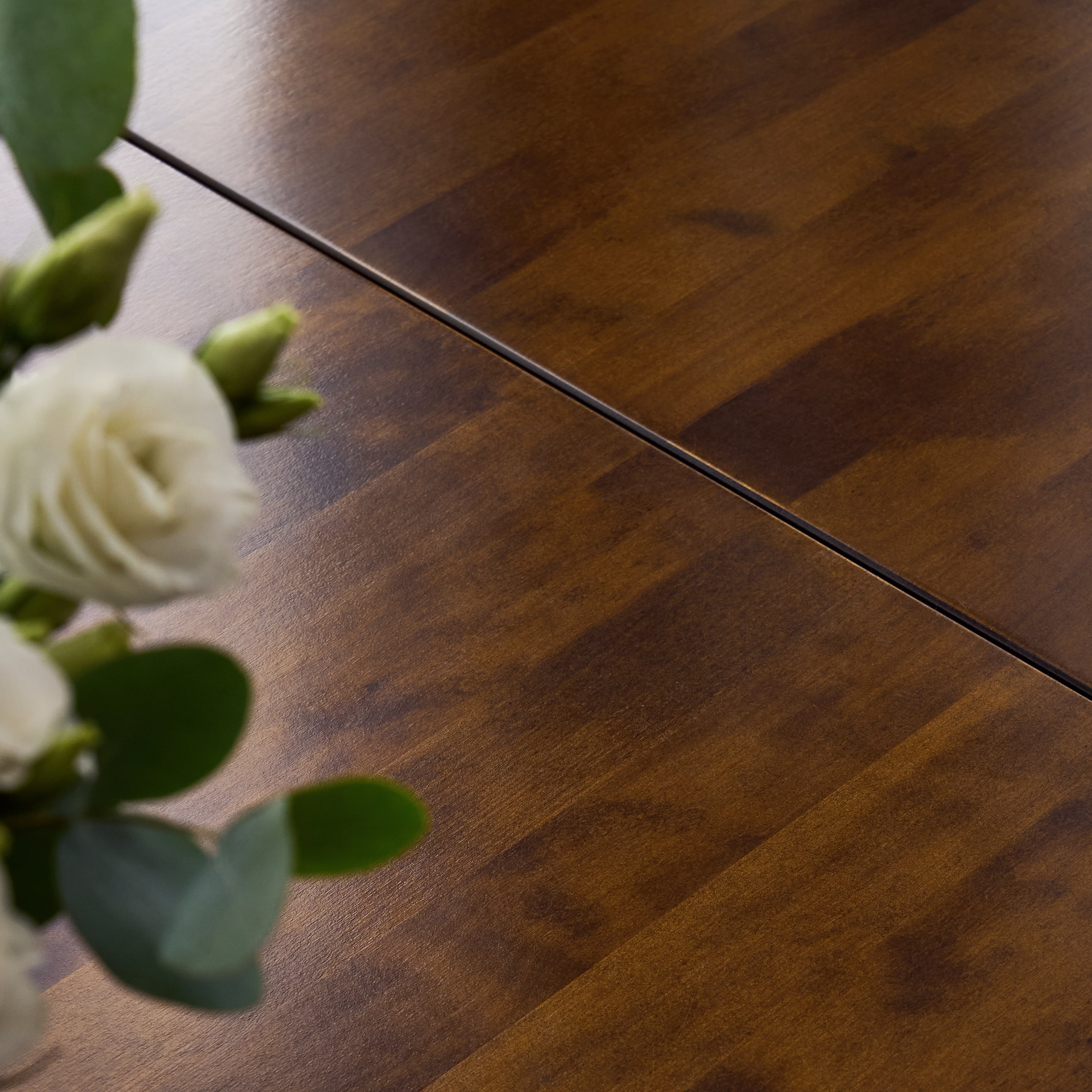 LAURA ASHLEY Garrat | Rectangular Extending Dining Table | Dark Chestnut | Birch