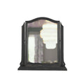 LAURA ASHLEY Montpellier Black Dressing Table Mirror in Solid Wood, 60 x 55 x 12 cm